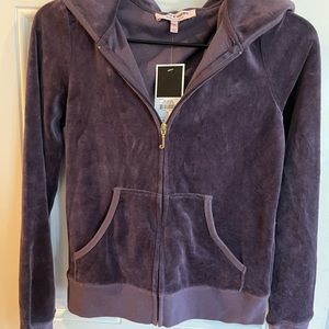Never Been Worn Original Juicy Couture Zip Up Logo Velour Jacket
